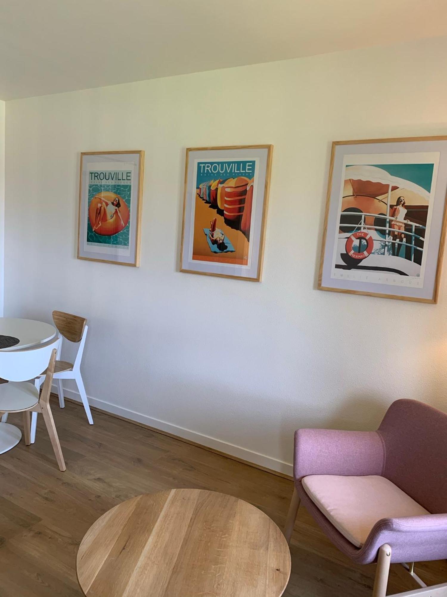 L'Appartement Vue Mer De La Villa Des Rosiers - Trouville Sur Mer ภายนอก รูปภาพ